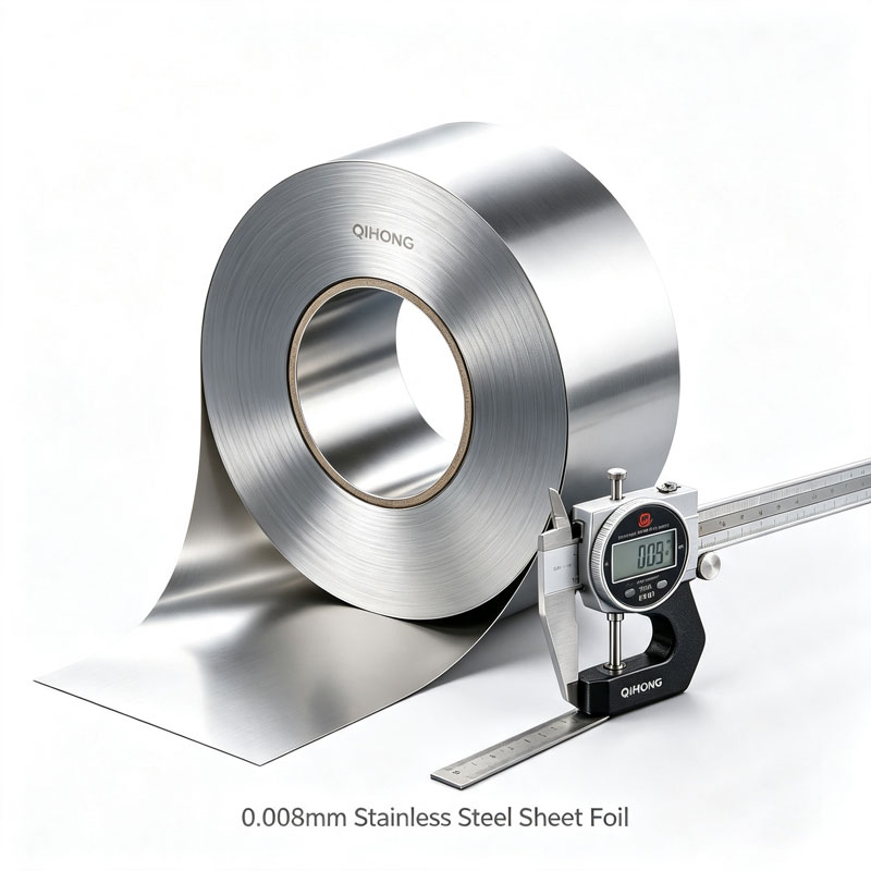 ແຜ່ນສະແຕນເລດ 0.008mm